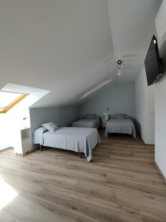 Pension Residencial Platas O Pedrouzo Exteriör bild