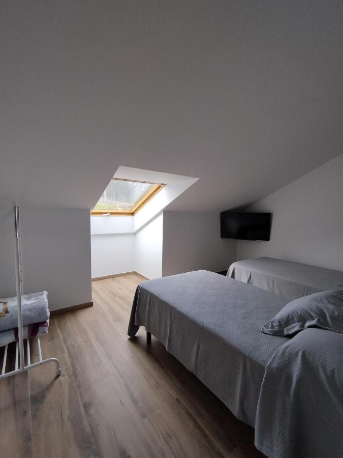 Pension Residencial Platas O Pedrouzo Exteriör bild