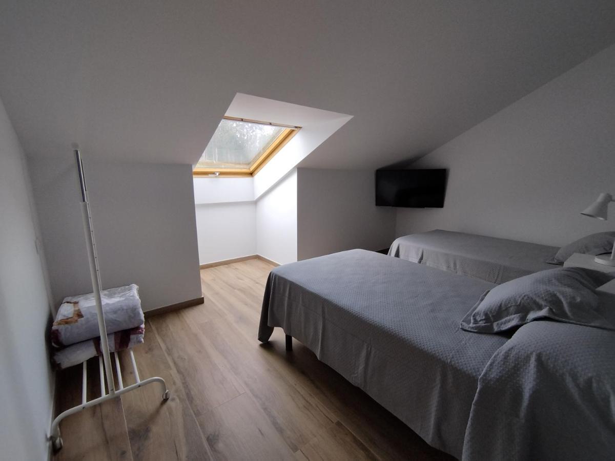 Pension Residencial Platas O Pedrouzo Exteriör bild